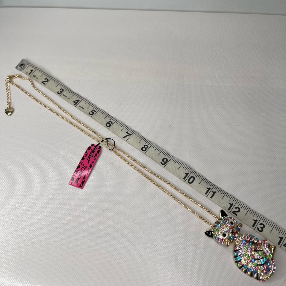 Betsey Johnson Cat Necklace NWT - Picture 6 of 6
